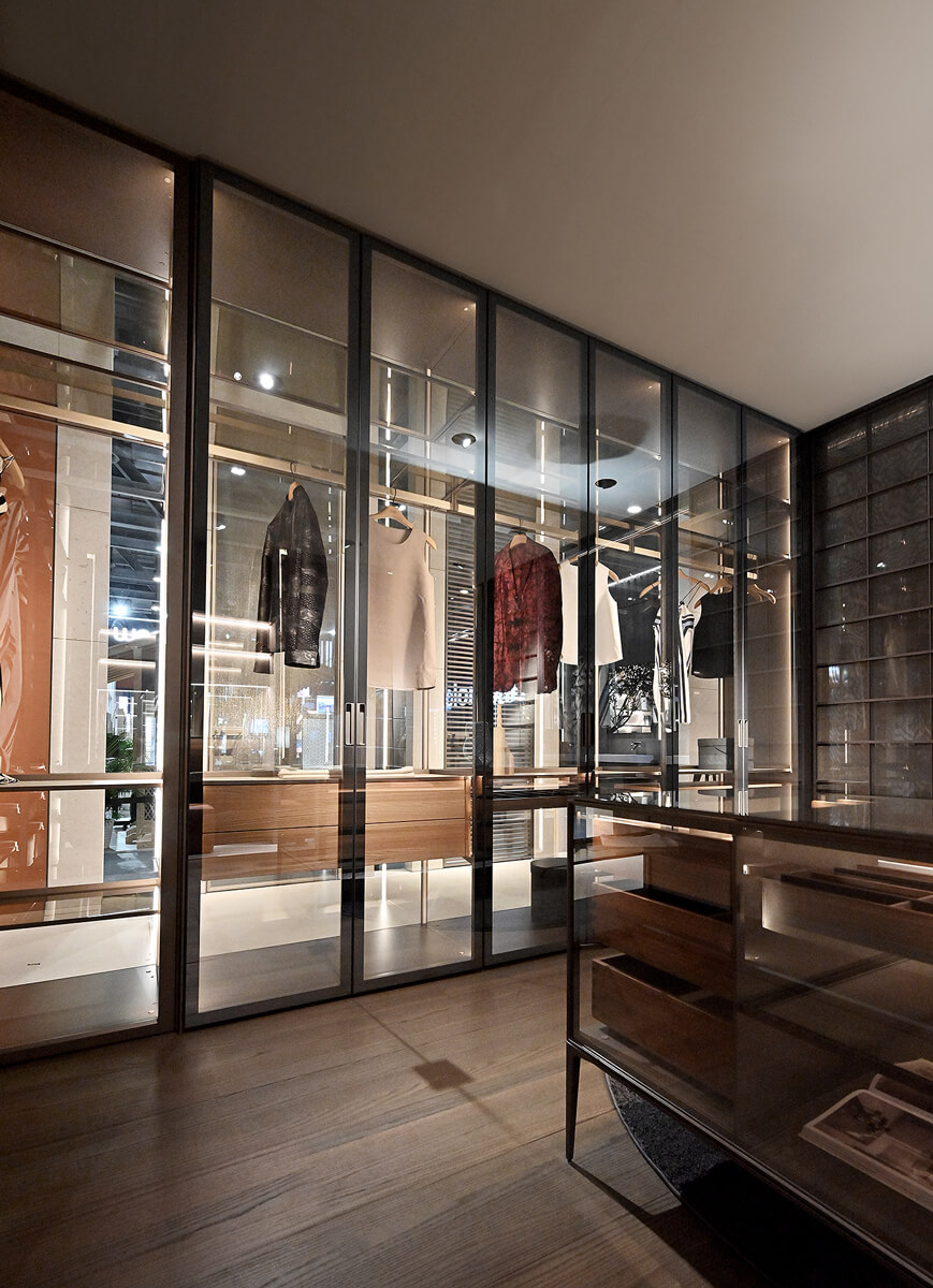 Italian Walk-In Closet Cabine Armadio Minimo N2