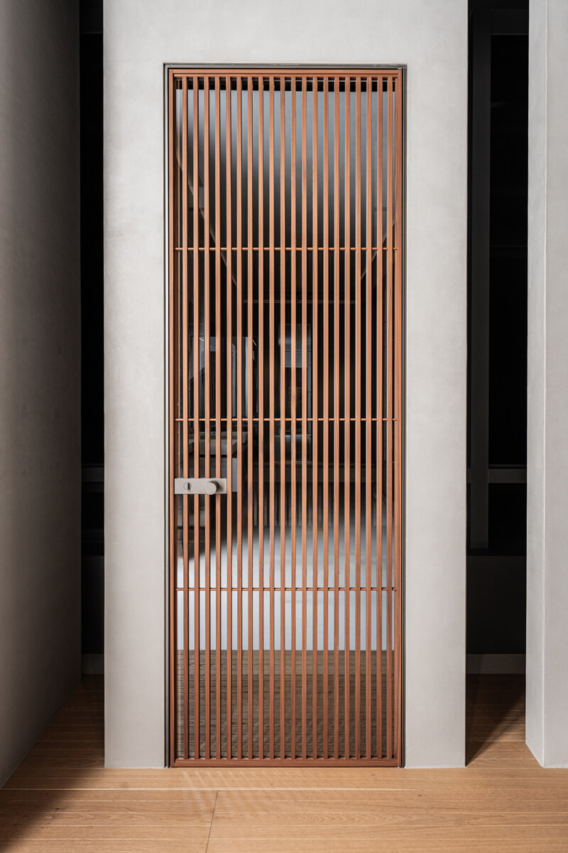 Architectural Doors Porta Doghe Verticali F11