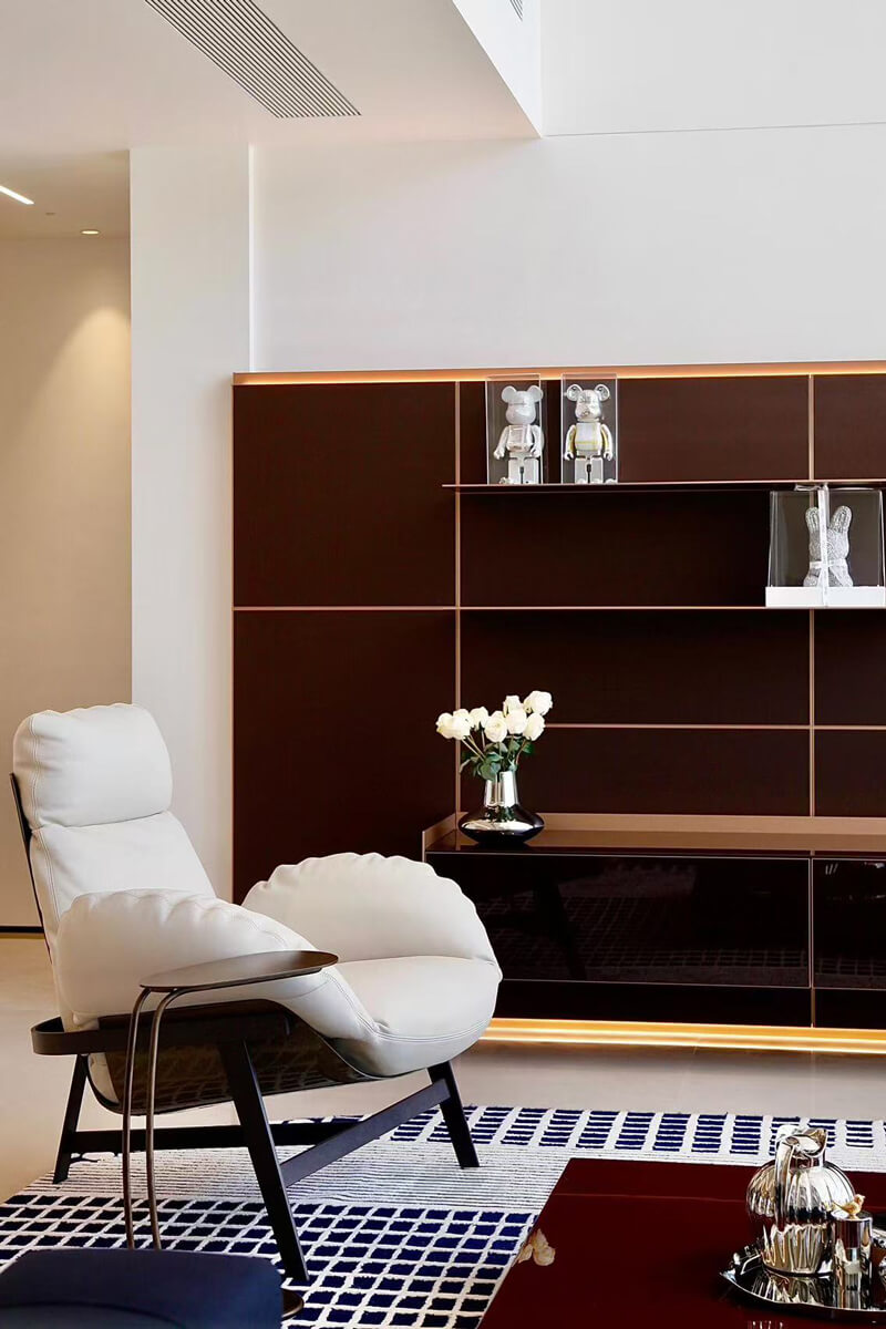 Italian Modular Furniture Tavolino Minimalista PM 1 and Stand Industriale PM 2 05